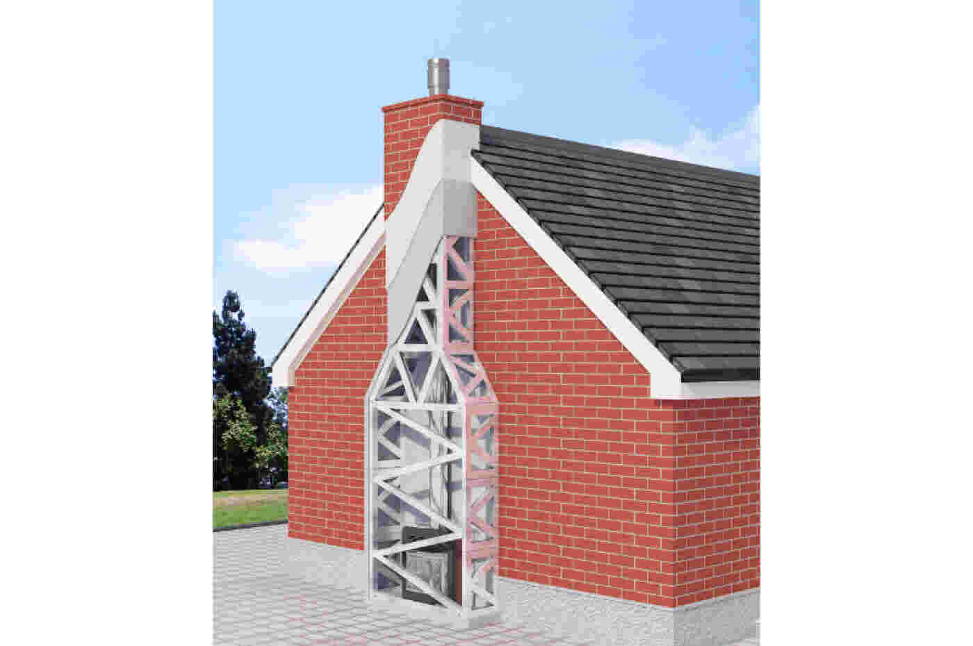 Kirkyl Steel Frame Chimneys