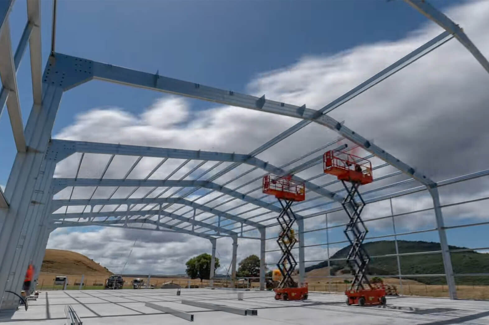 X-CALIBR™ Project: 650sqm Honey Storage Shed Portal Framed in 12 Hours, Kuratau