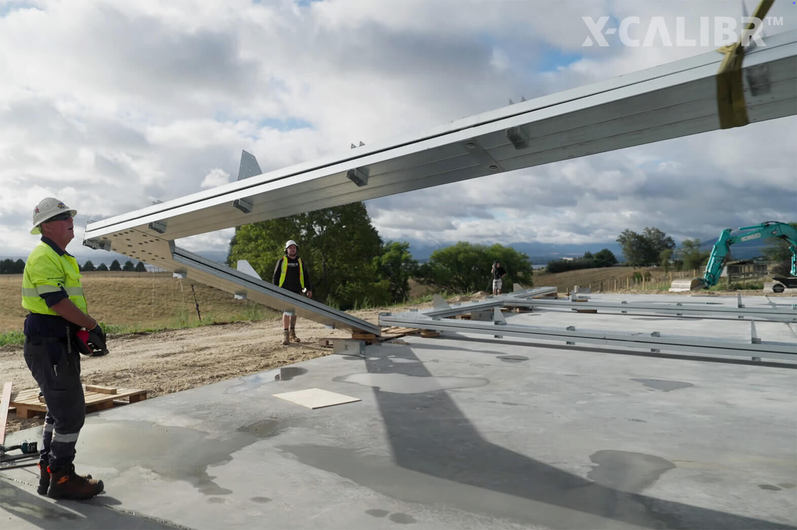 X-CALIBR™ Project: 650sqm Honey Storage Shed Portal Framed in 12 Hours, Kuratau