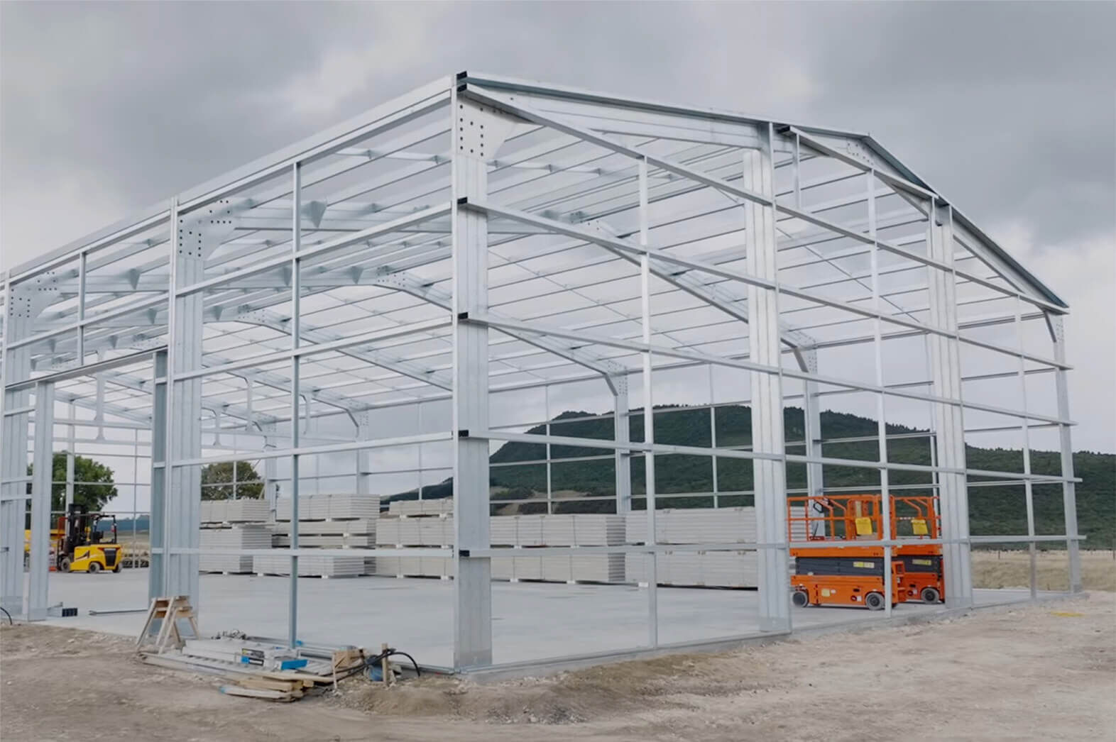 X-CALIBR™ Project: 650sqm Honey Storage Shed Portal Framed in 12 Hours, Kuratau