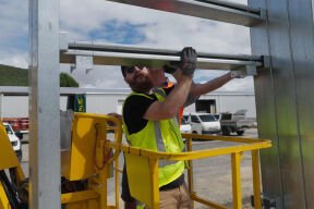 X-CALIBR™ Project: 650sqm Honey Storage Shed Portal Framed in 12 Hours, Kuratau