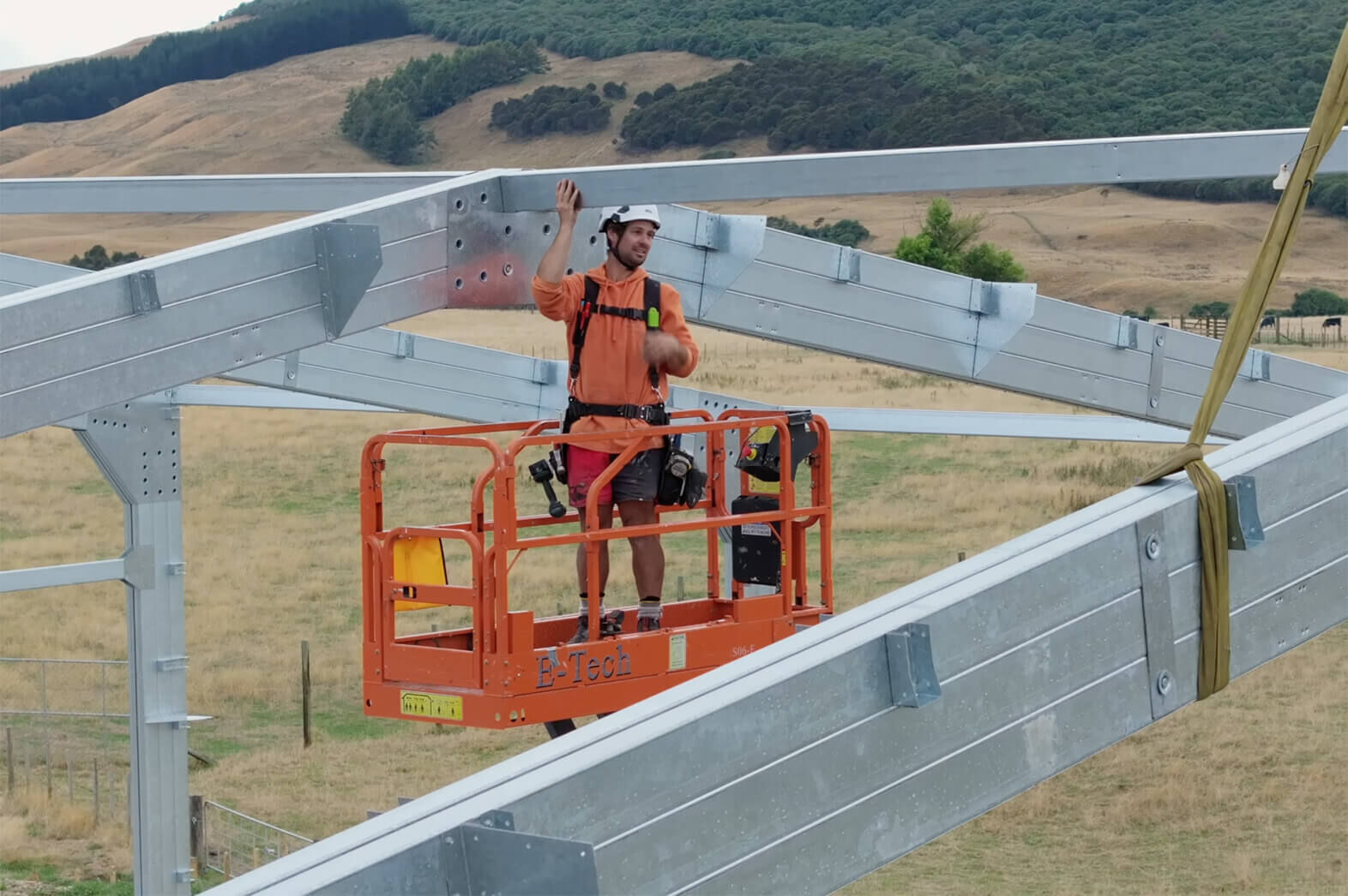 X-CALIBR™ Project: 650sqm Honey Storage Shed Portal Framed in 12 Hours, Kuratau